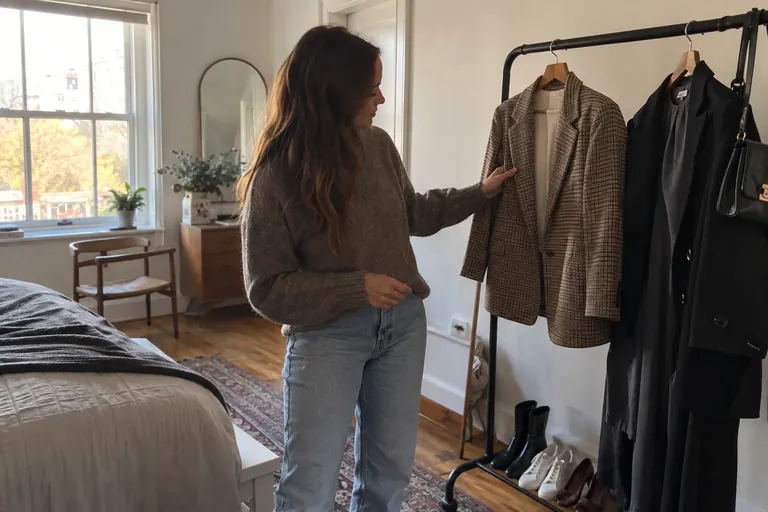Des vêtements photographiés pour préparer un essayage virtuel et comparer des idées de tenues